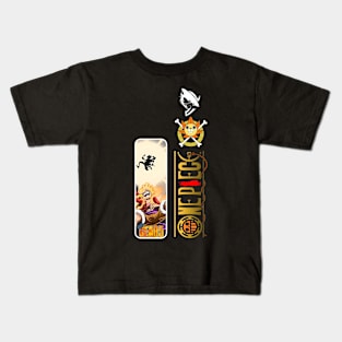 luffy son god nika gear 5 one piece Kids T-Shirt